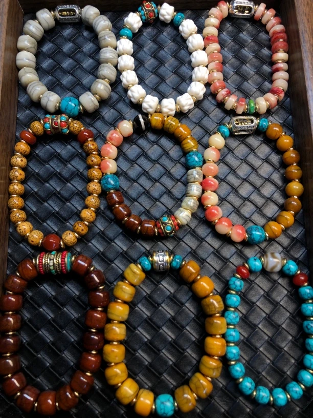 藏传珠子手串工艺