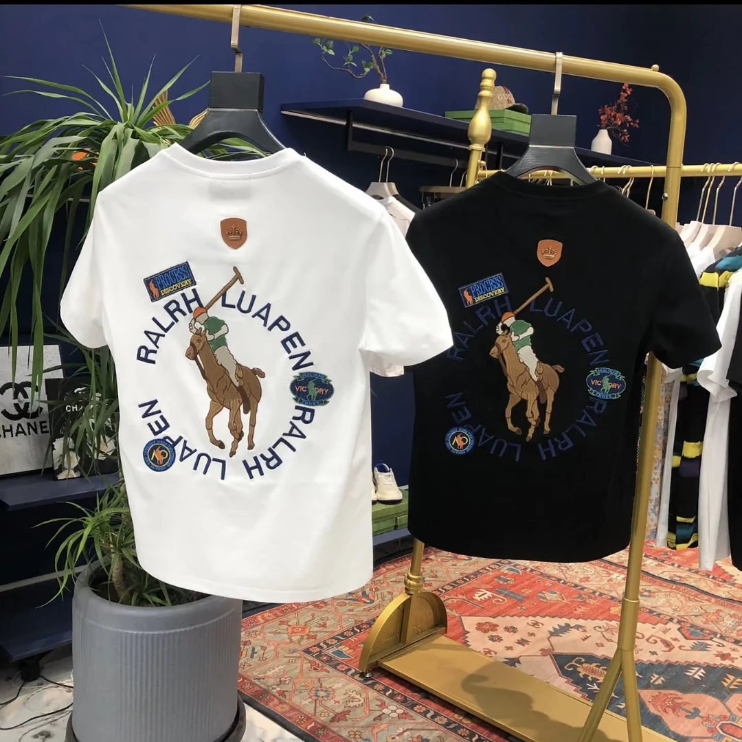 男款休闲圆领t恤K183夏季男T恤高品质时尚轻奢高品质短袖休闲潮流