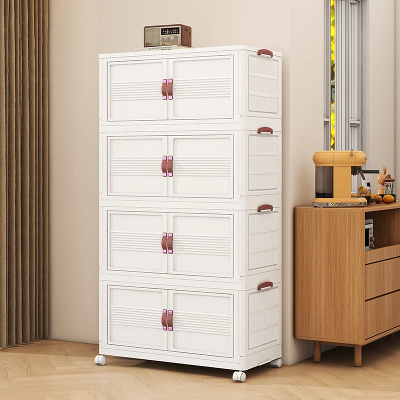 Y7  【定制一柜两用款】多功能收纳柜巨能装简易安装折叠衣柜