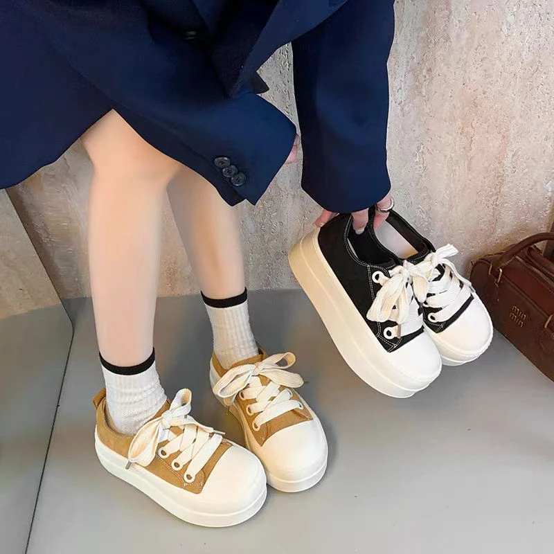 【晶咕甄选】阿比让时尚潮流百搭厚底休闲增高休闲鞋TYS1116-1