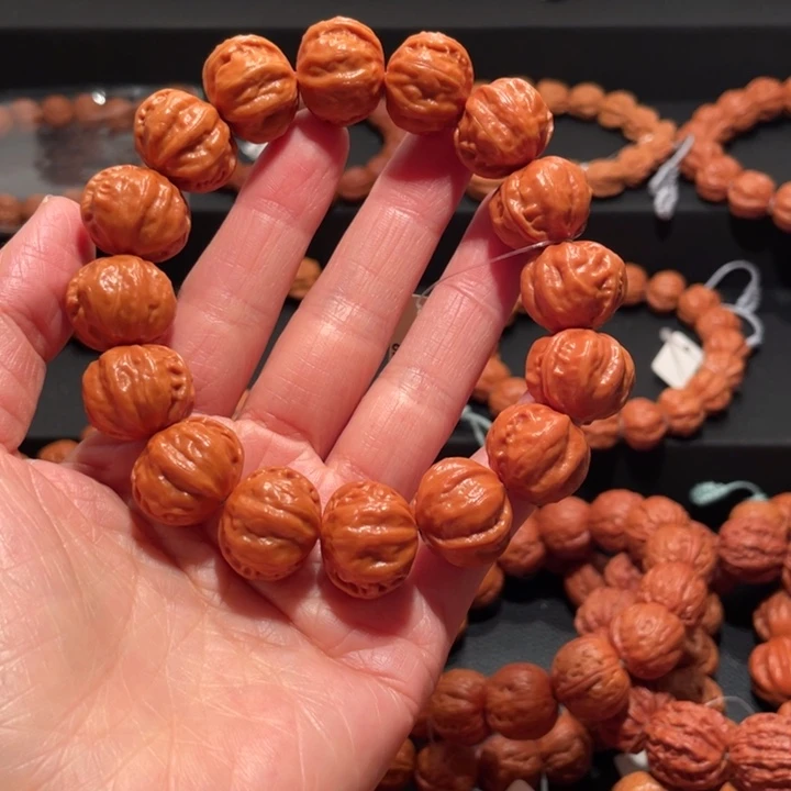 手串文玩核桃赤龙八棱1.9