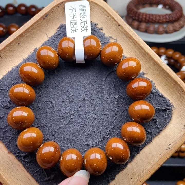 紫金鼠手串16mm➕精品算盘