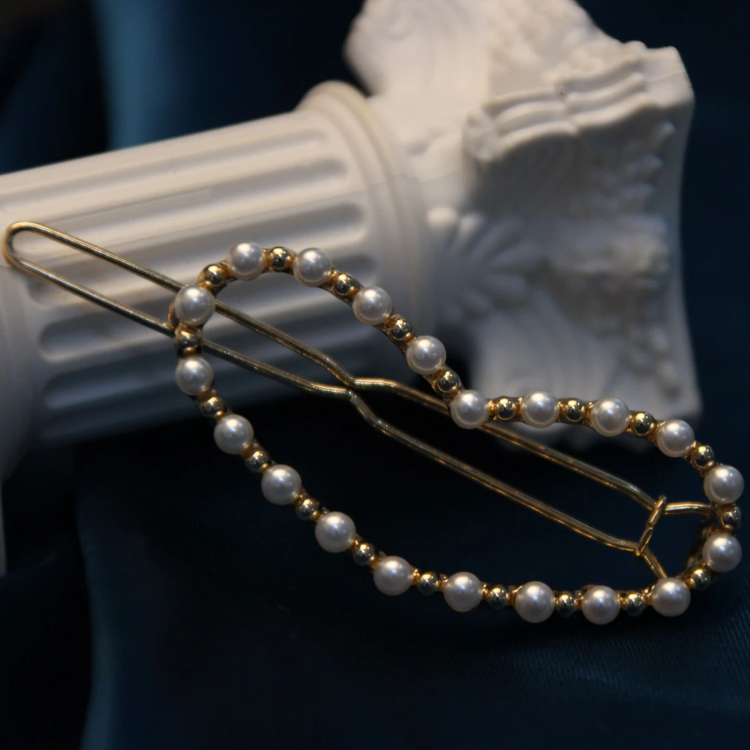 413 原创设计优雅发夹素款头饰