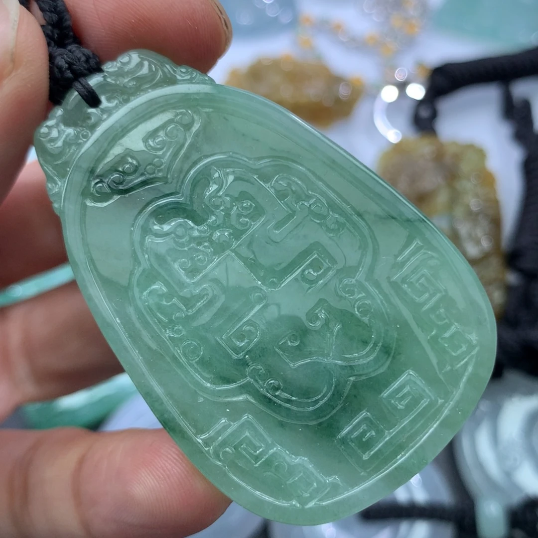 颈饰未镶嵌翡翠缅甸天然A货翡翠