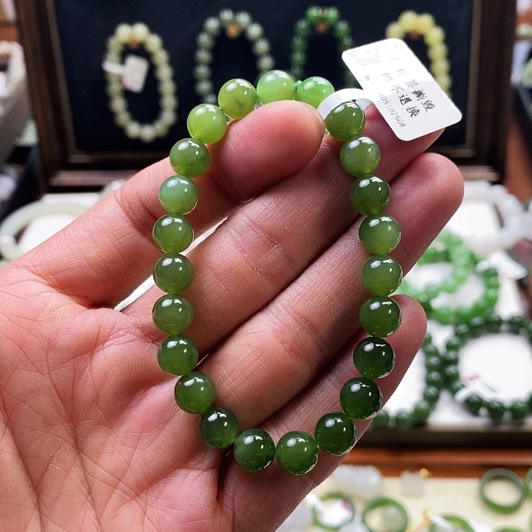手串未镶嵌和田玉碧玉8