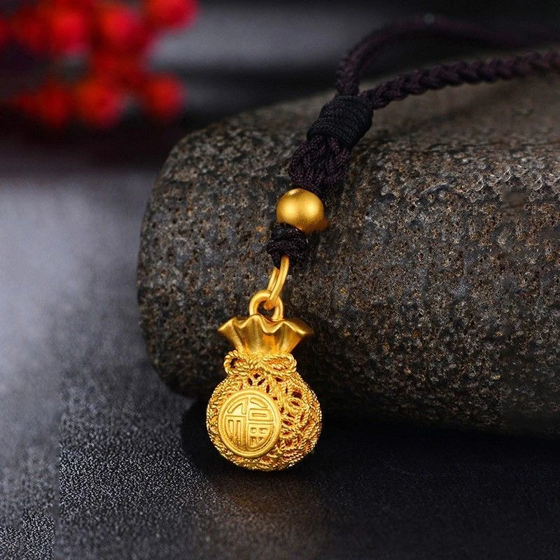 合金吊坠 精品时尚小福袋  袋袋有福