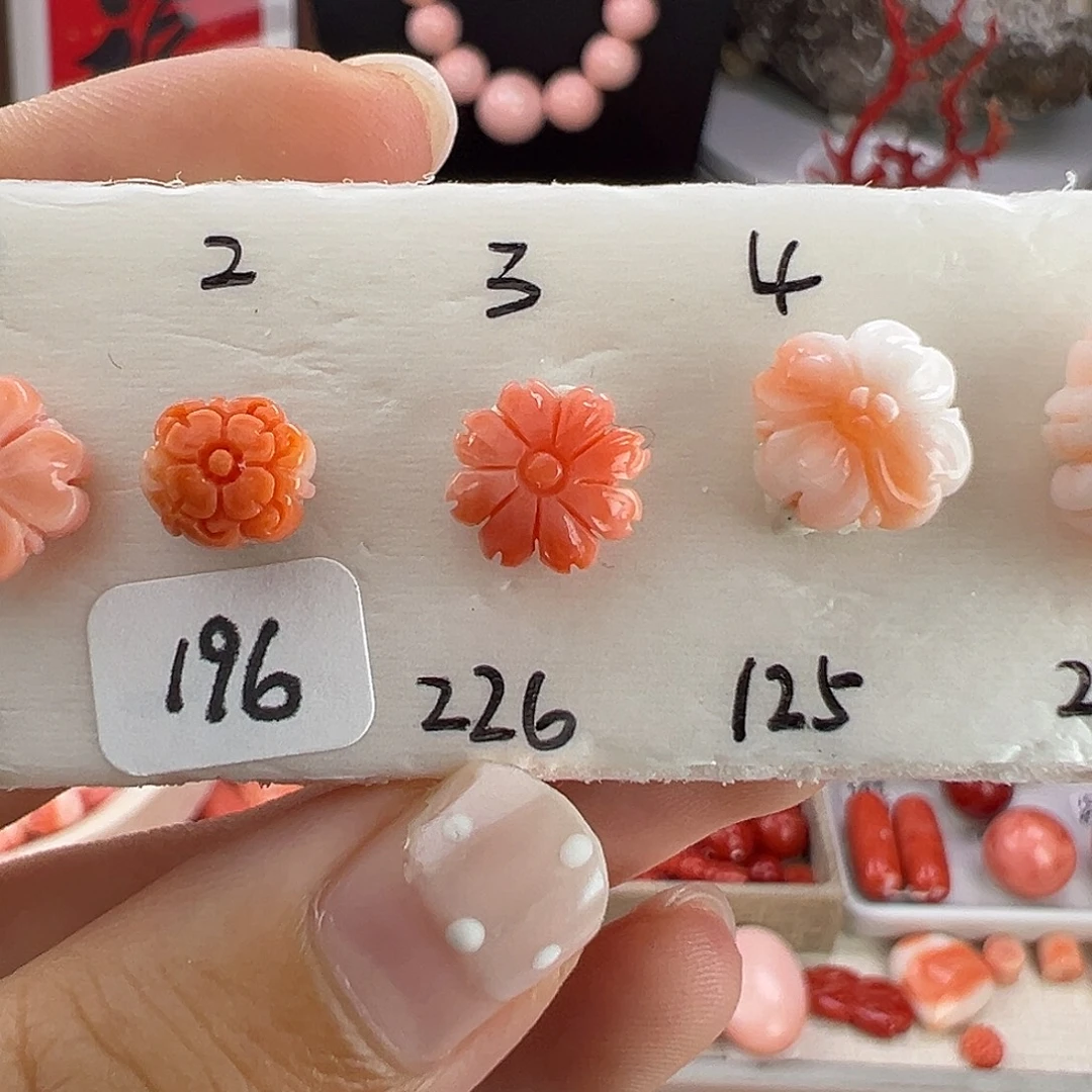 银S925深水双面雕刻侧孔