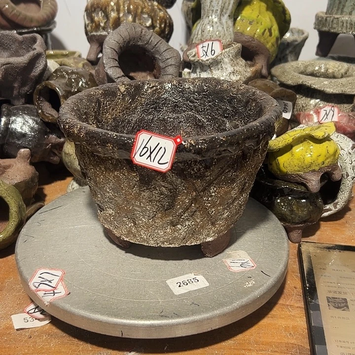 粗陶花盆制作就这样了，
