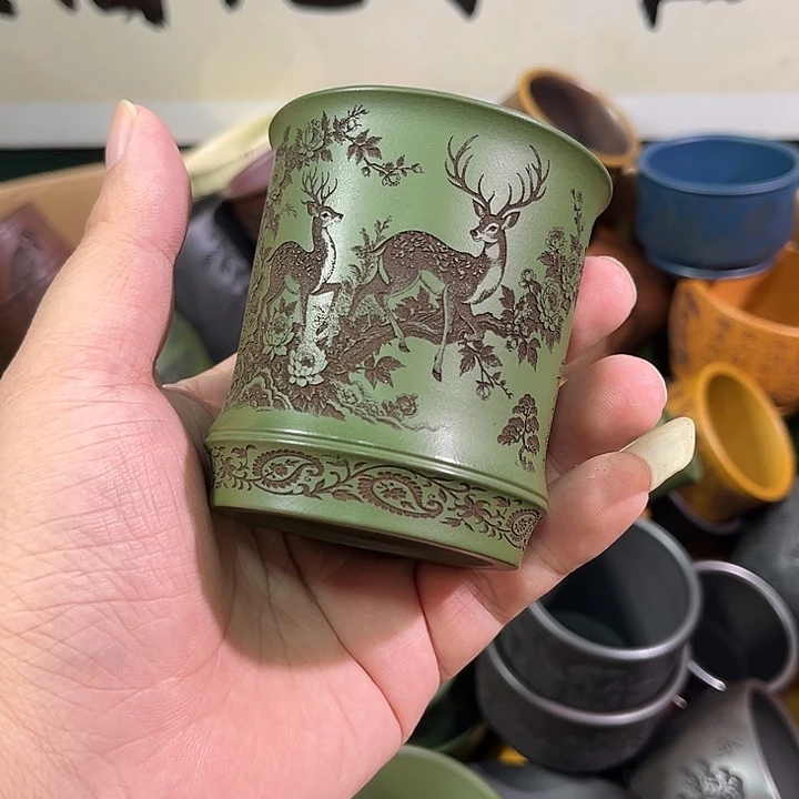 茶杯紫砂全手工紫砂主人杯
