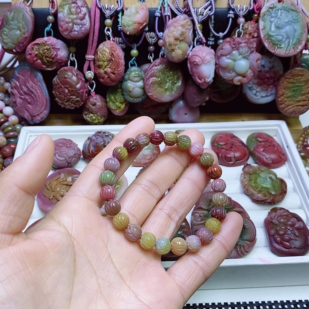 玛瑙/玉髓盐源玛瑙手串未镶嵌