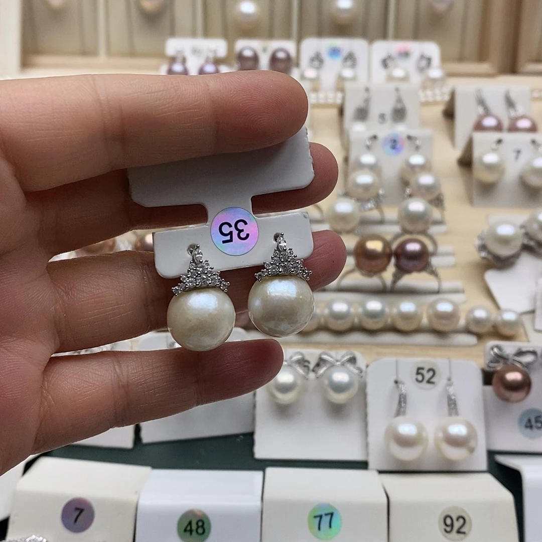 银S925镶嵌颈饰淡水珍珠