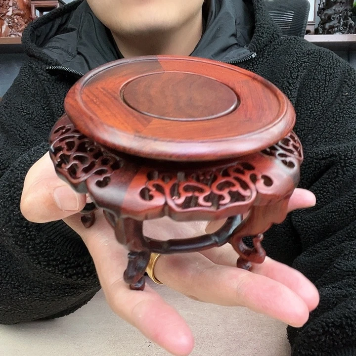 乌木类端景台小李子红木工艺品