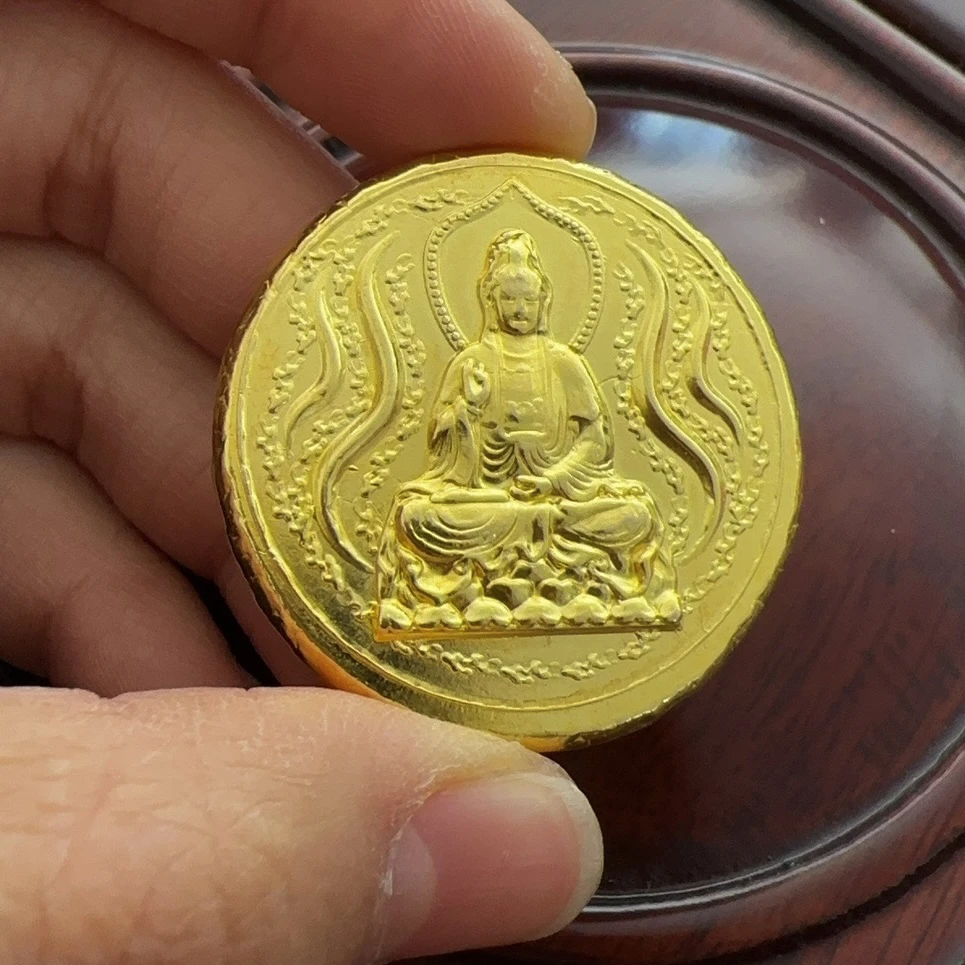 观音小圆形摆件经典