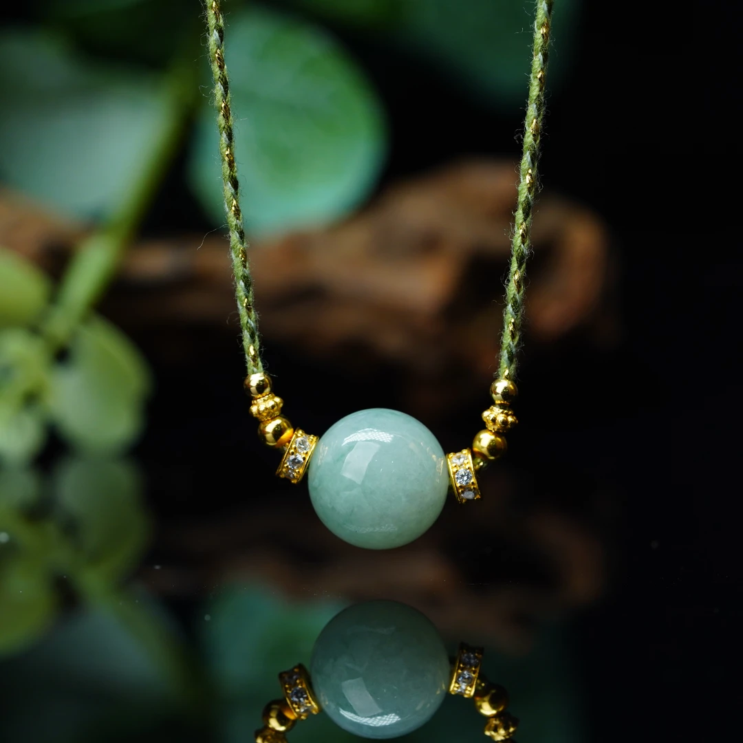 【小北好物】翡翠DIY项链约11mm+【多样性发一件】-17QH19X347