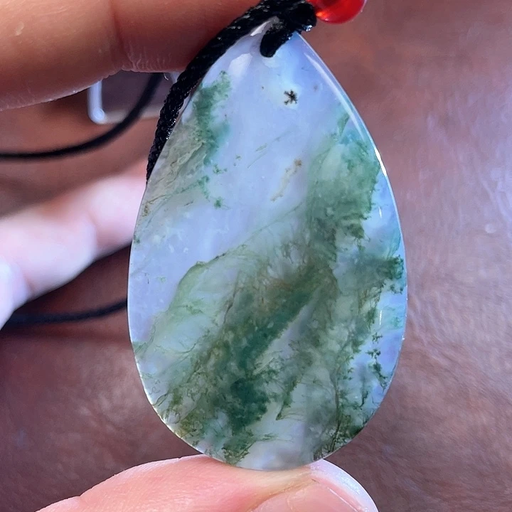 玛瑙/玉髓颈饰合金泳*