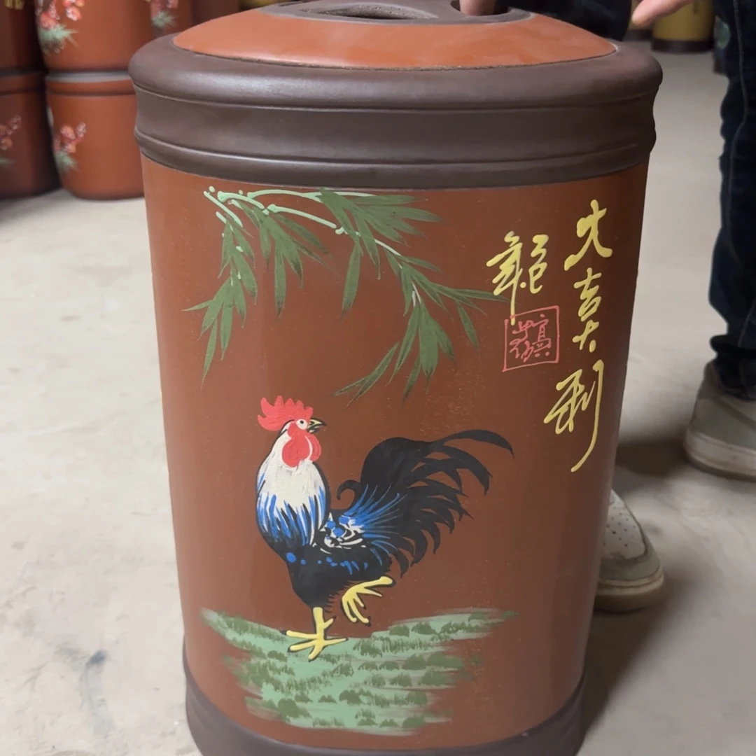 紫砂茶叶罐宜兴原矿紫砂茶叶罐