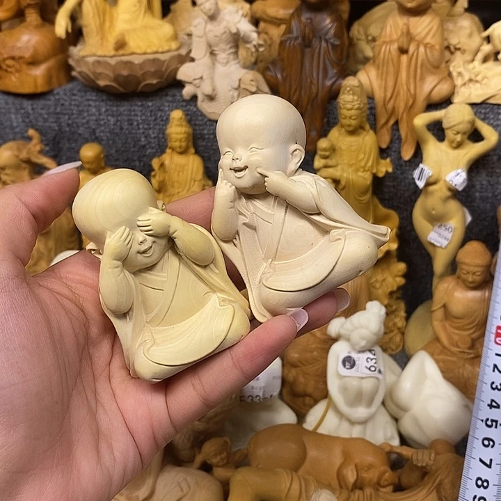 黄杨木黄杨木瑕疵和尚