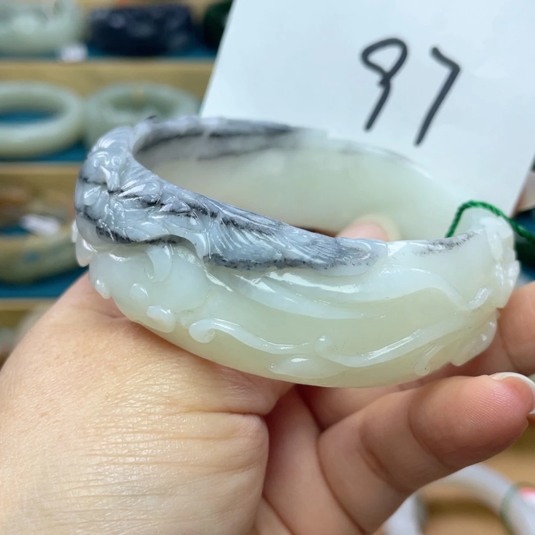 未镶嵌手镯和田玉圈口59