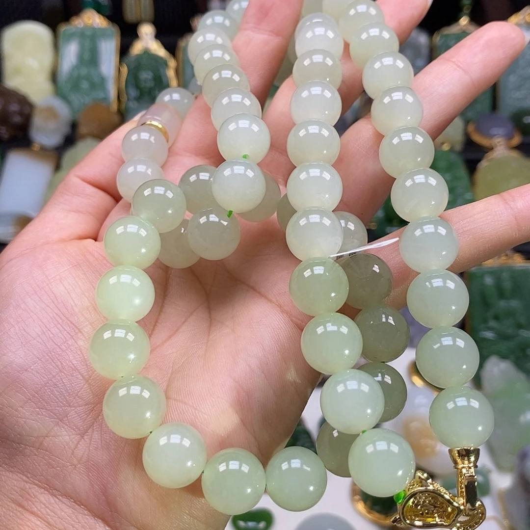 和田玉未镶嵌颈饰高冰卡12套装