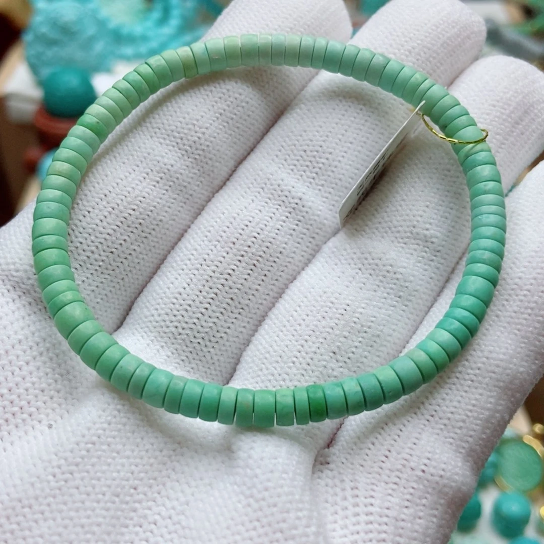 绿松石未镶嵌单圈4.5mm