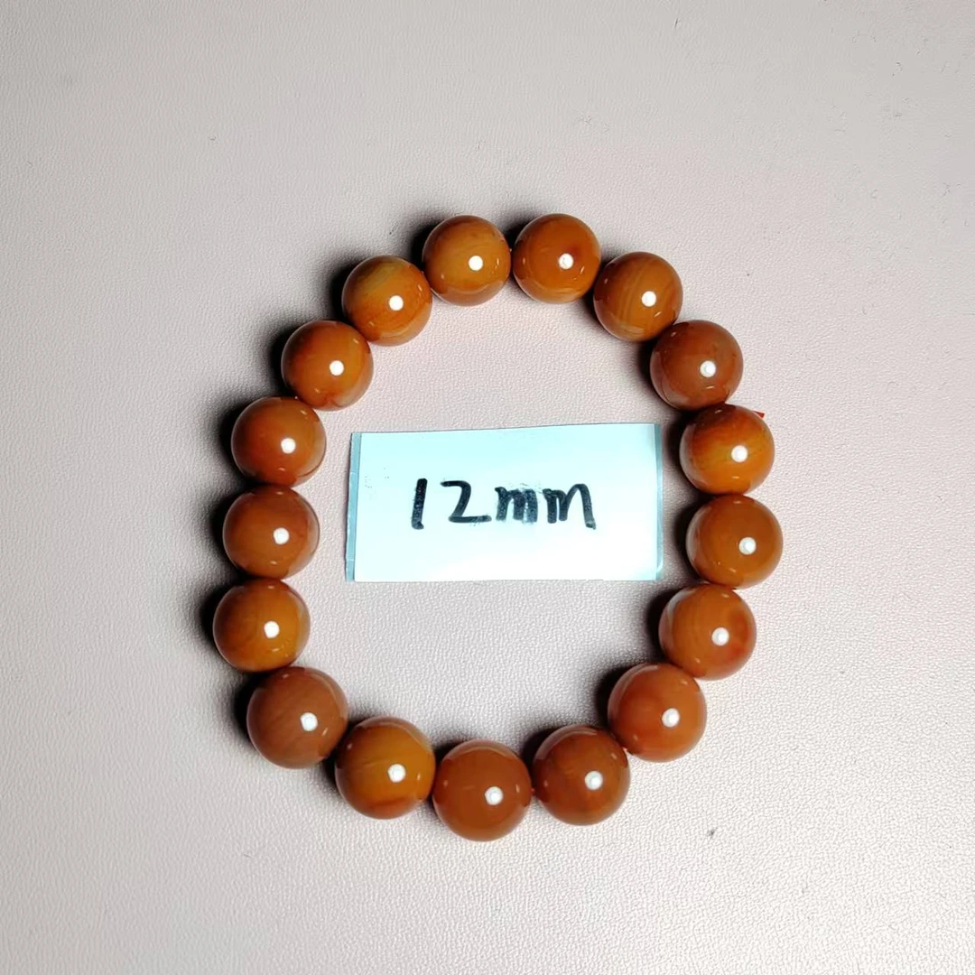 0113浅色南 红手串卡12