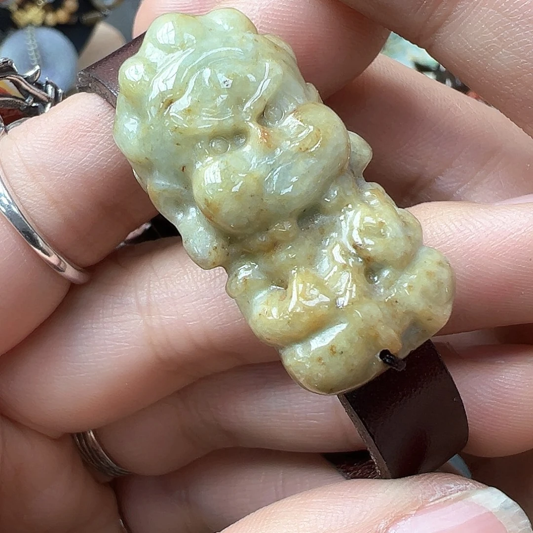翡翠戒指未镶嵌炸