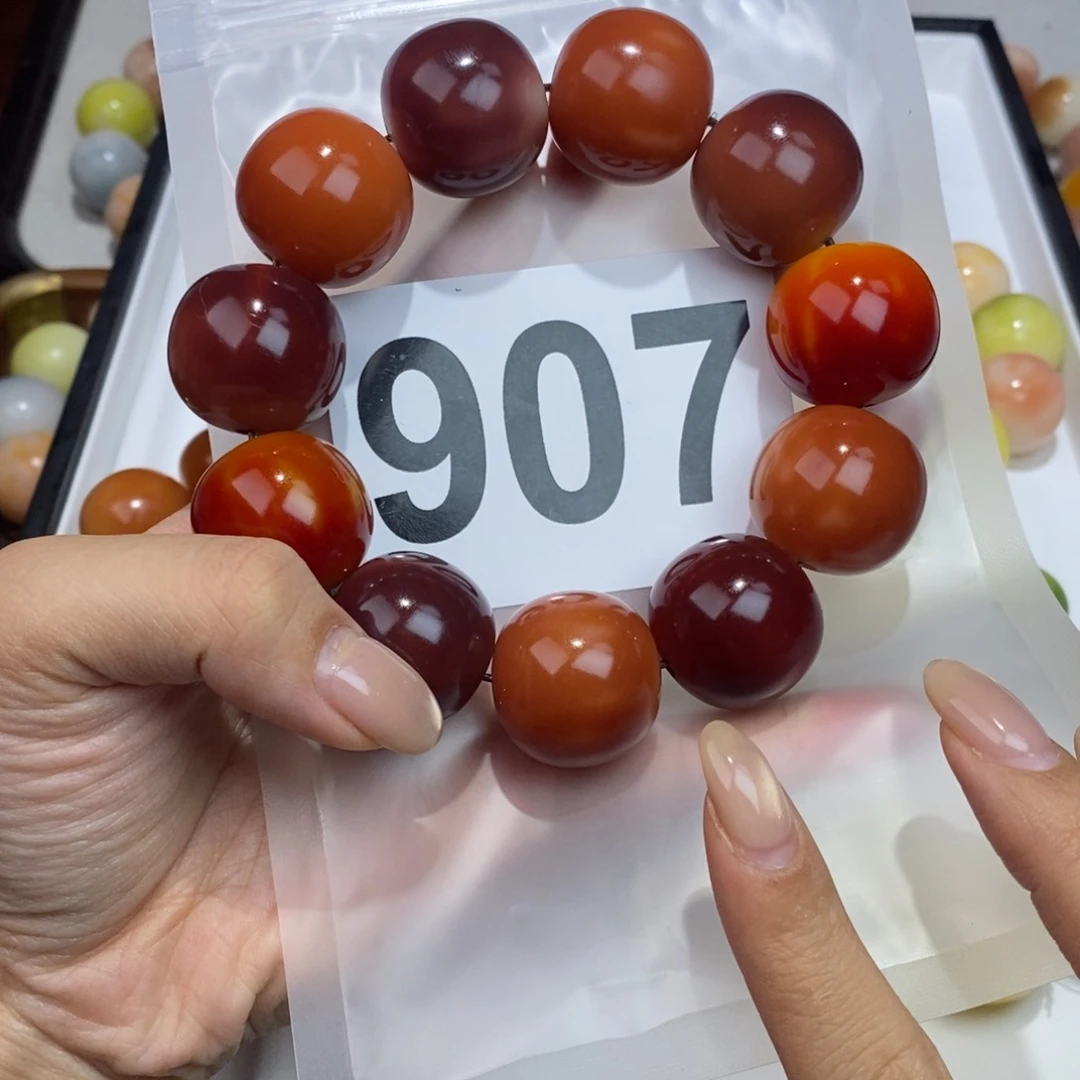 白玉菩提手串囡*907高货干磨