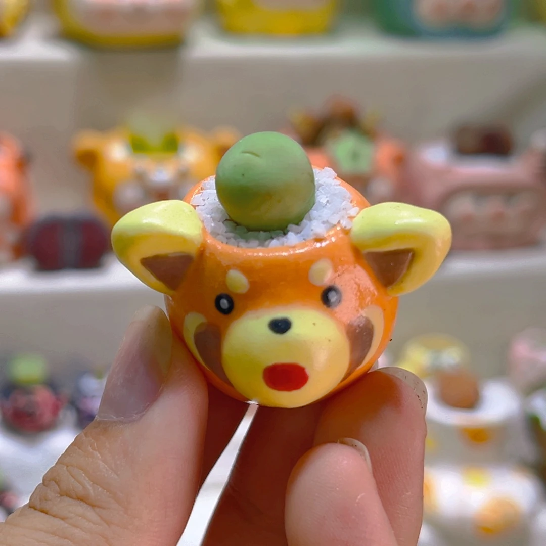 110高端多肉带盆带土手工盆