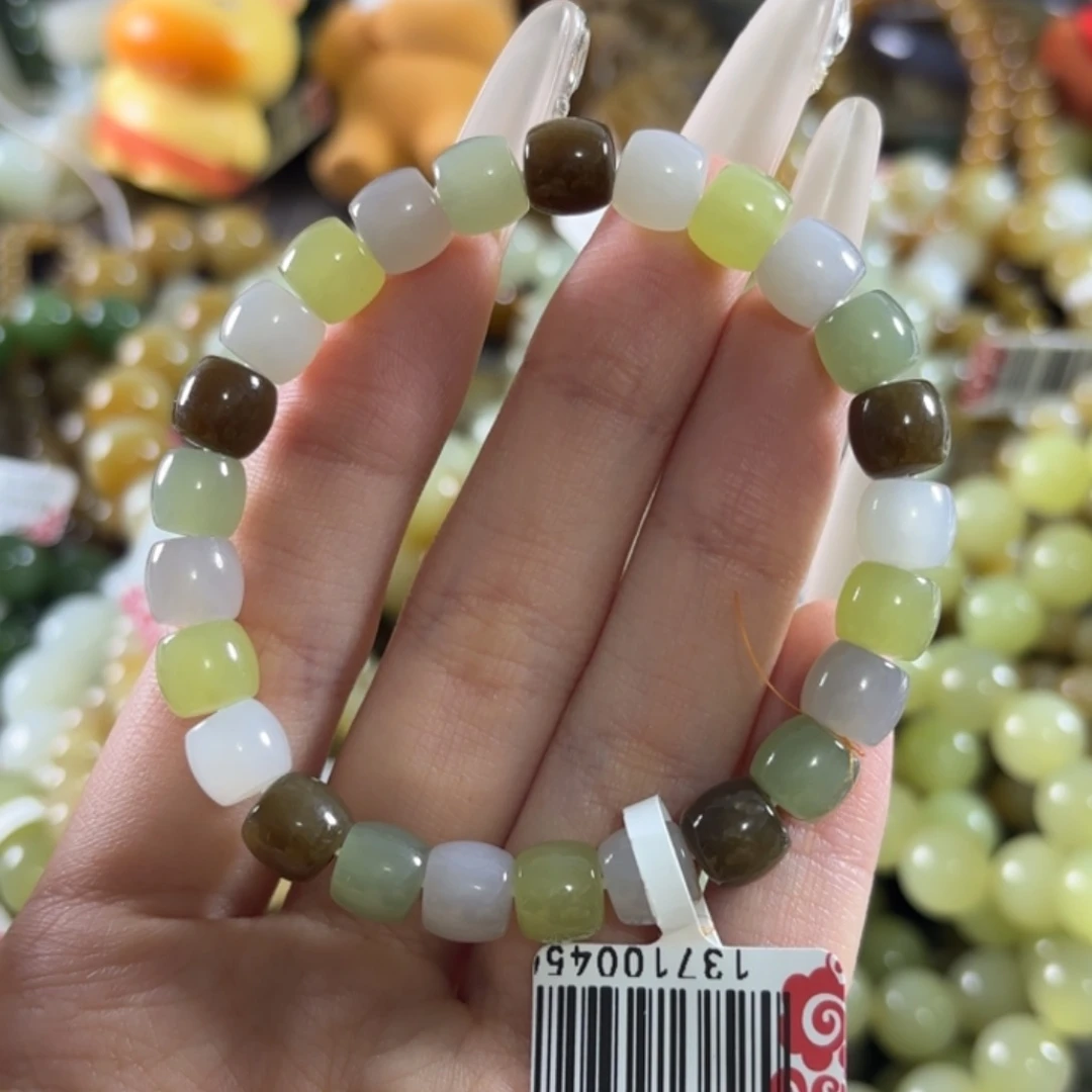 和田玉未镶嵌手链30