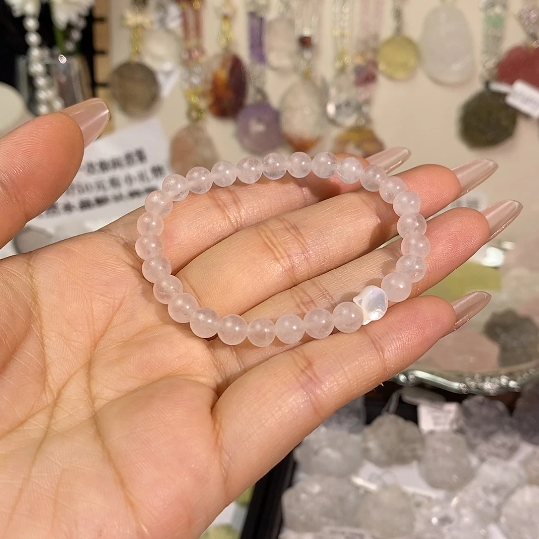 石英石铁合金粉猫头手串