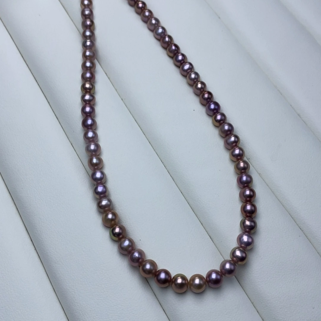 淡水珍珠颈饰合金娥***姐项链定制