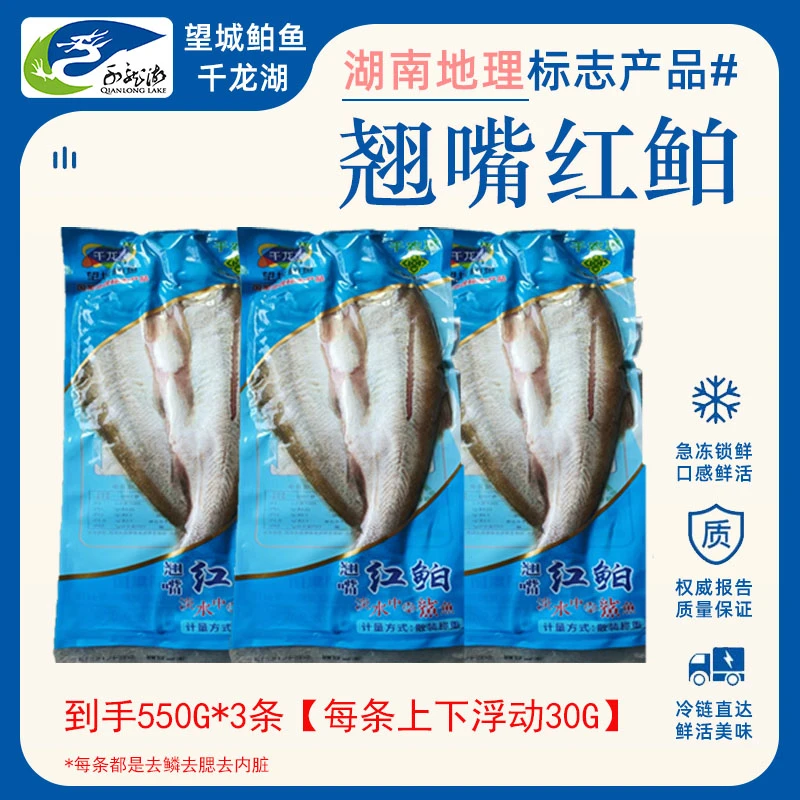 【专属链接】正宗湖南特产千龙湖翘嘴红鲌肉质鲜嫩翘嘴鱼顺丰年货