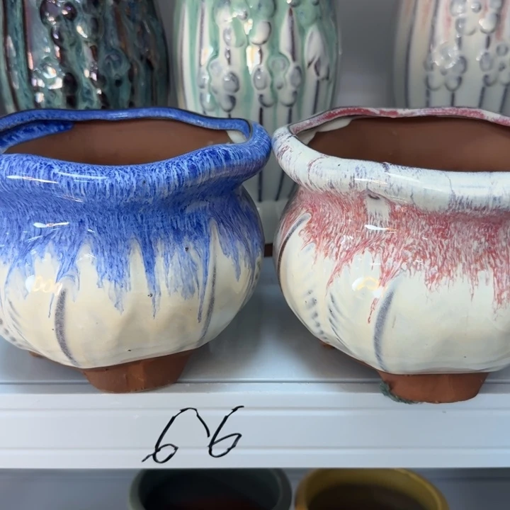 紫砂花盆口16高12，111111