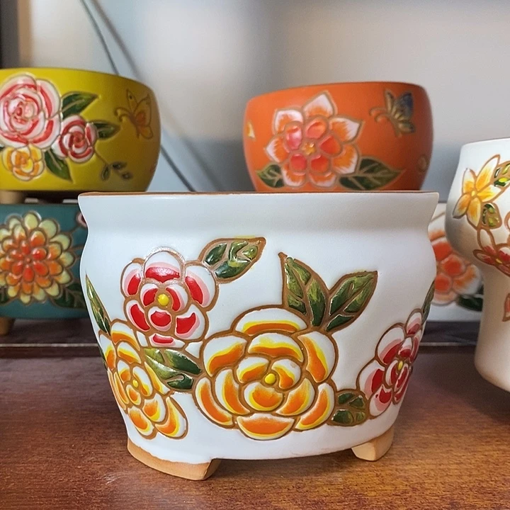 外14内13高10.5左右，纯手工制作，一单包邮