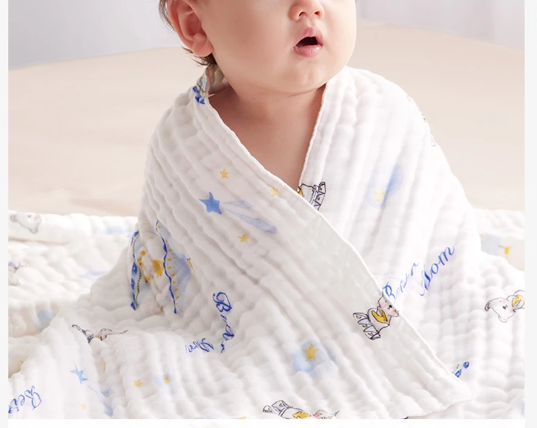 sy-婴儿浴巾纱布吸水纯棉超柔软宝宝大毛巾