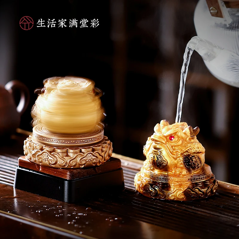 变色茶宠精品可养时来运转茶桌茶台用品茶从宠茶玩金蟾宠物蟾蜍