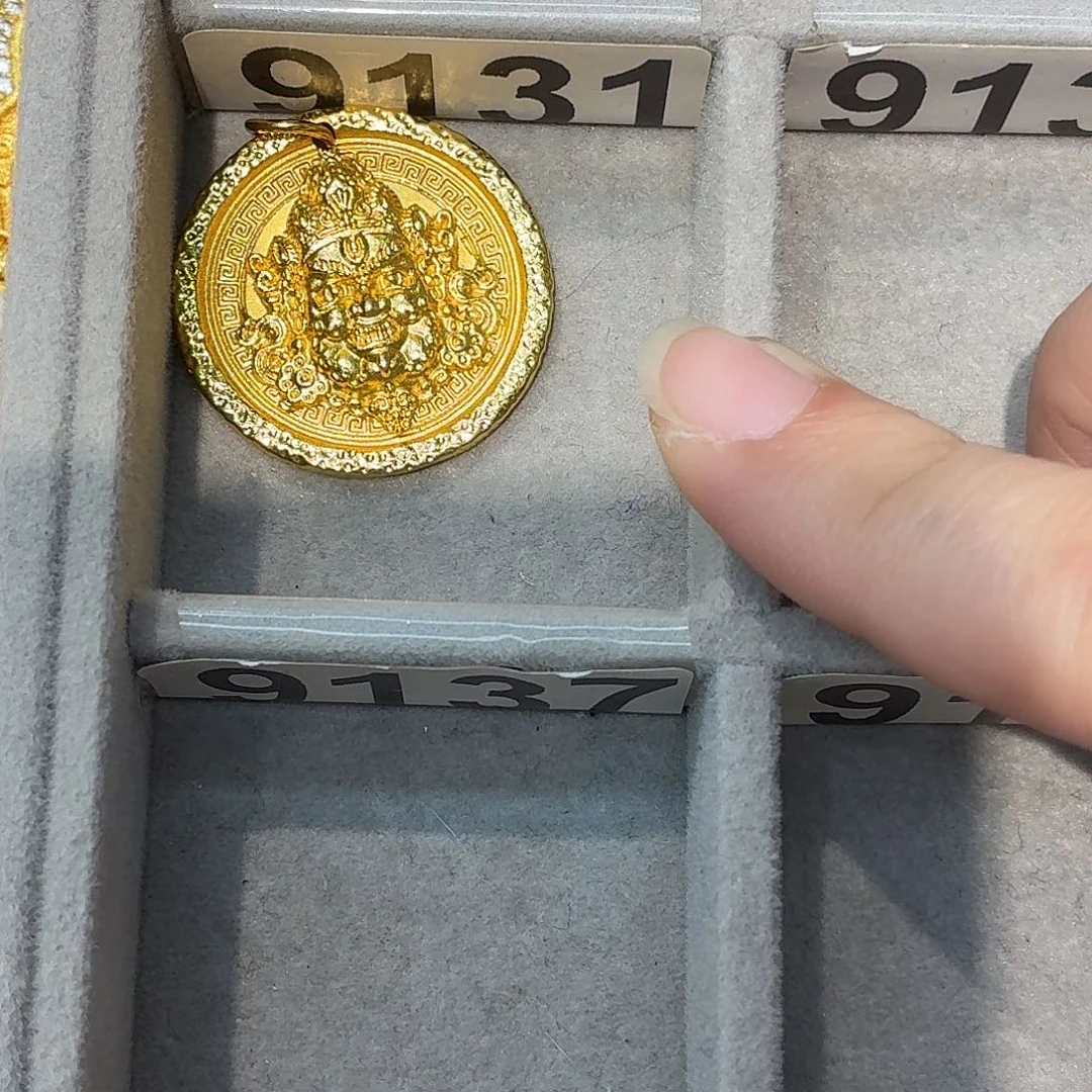 铜合金9131强保色发 1 个壹笔壹吊坠