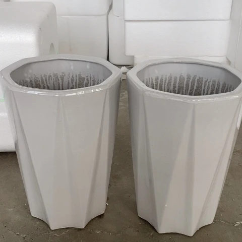 低腰白八方中号口24/34
