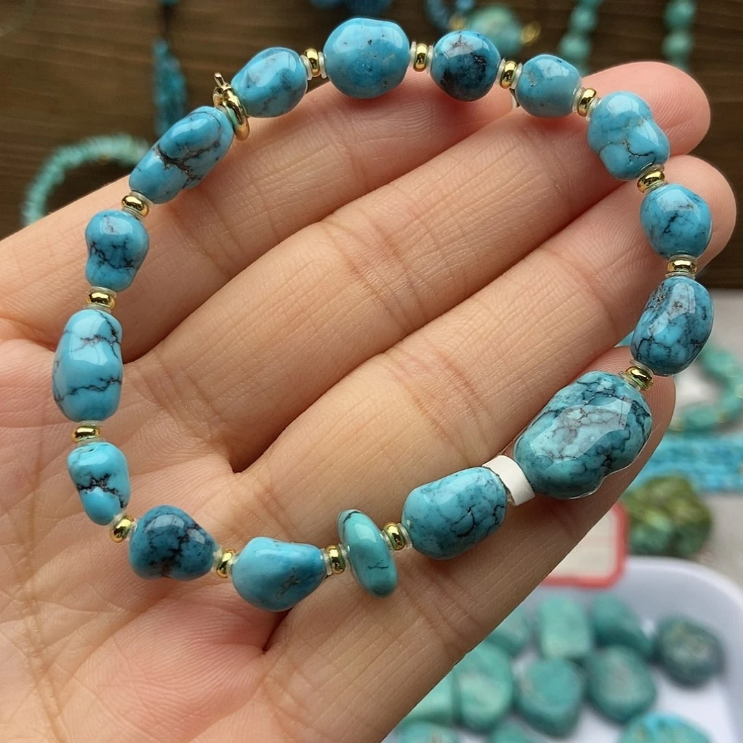 绿松石未镶嵌随行手串