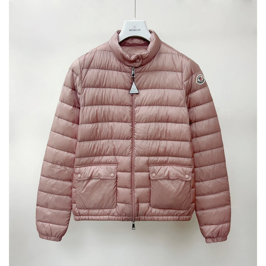 未使用 MONCLER 25春夏  JJ 粉色 Lans 女士薄款 羽绒服1A10100