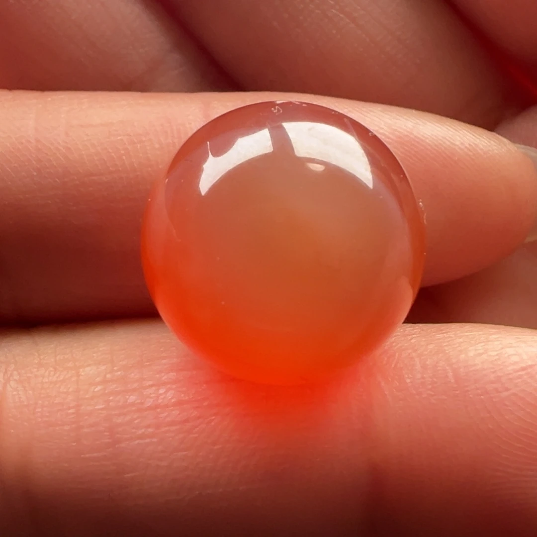 南红玛瑙圆珠15.5未镶嵌