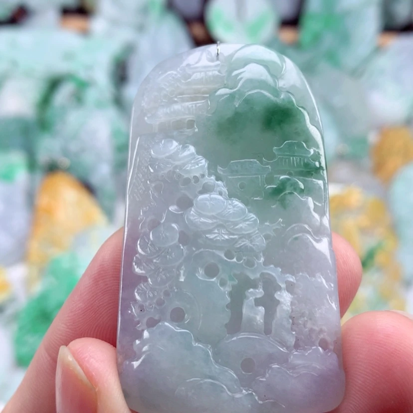 【闪购商品】翡翠吊坠(不含链)未镶嵌