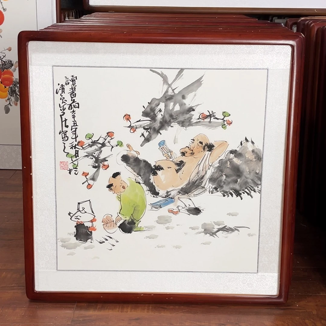 国画带框尺寸63*63厘米