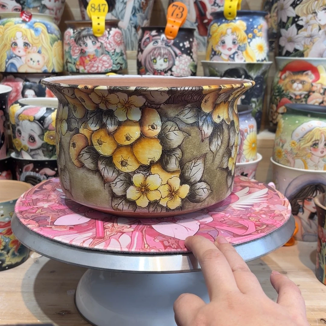 景德镇手绘花盆陶瓷21/13