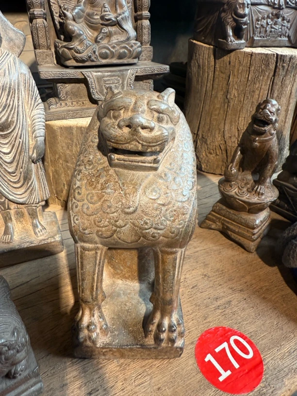 高端复古大运河狮子摆件