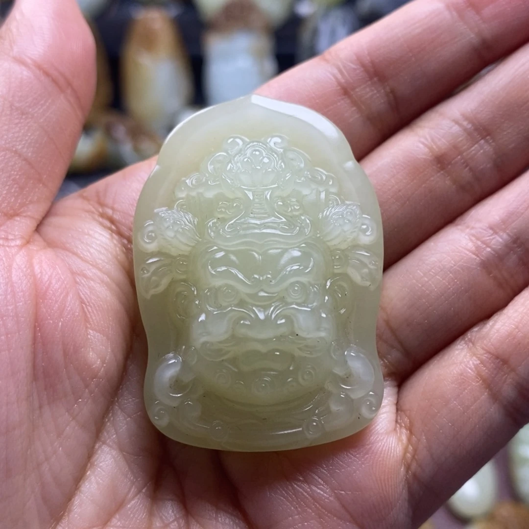 吊坠(不含链)未镶嵌和田玉（糖玉）