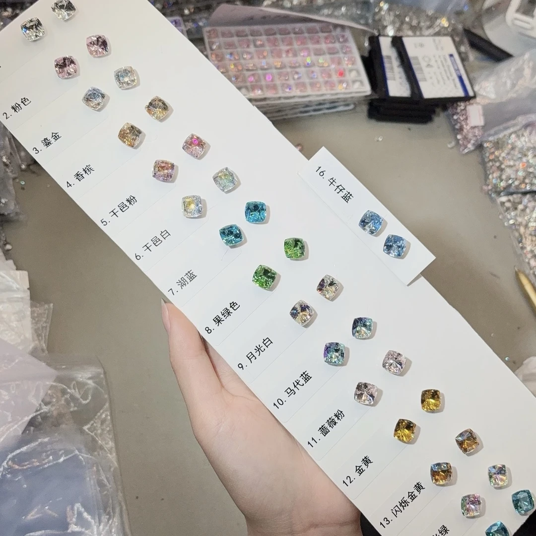 合金耳饰 爆闪【亏米浮力4支】10mm爆闪公主方杆粗0.8耳骨爆闪