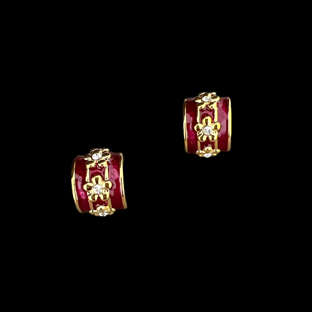 铜合金耳饰 F3711时尚手作耳钉孤品