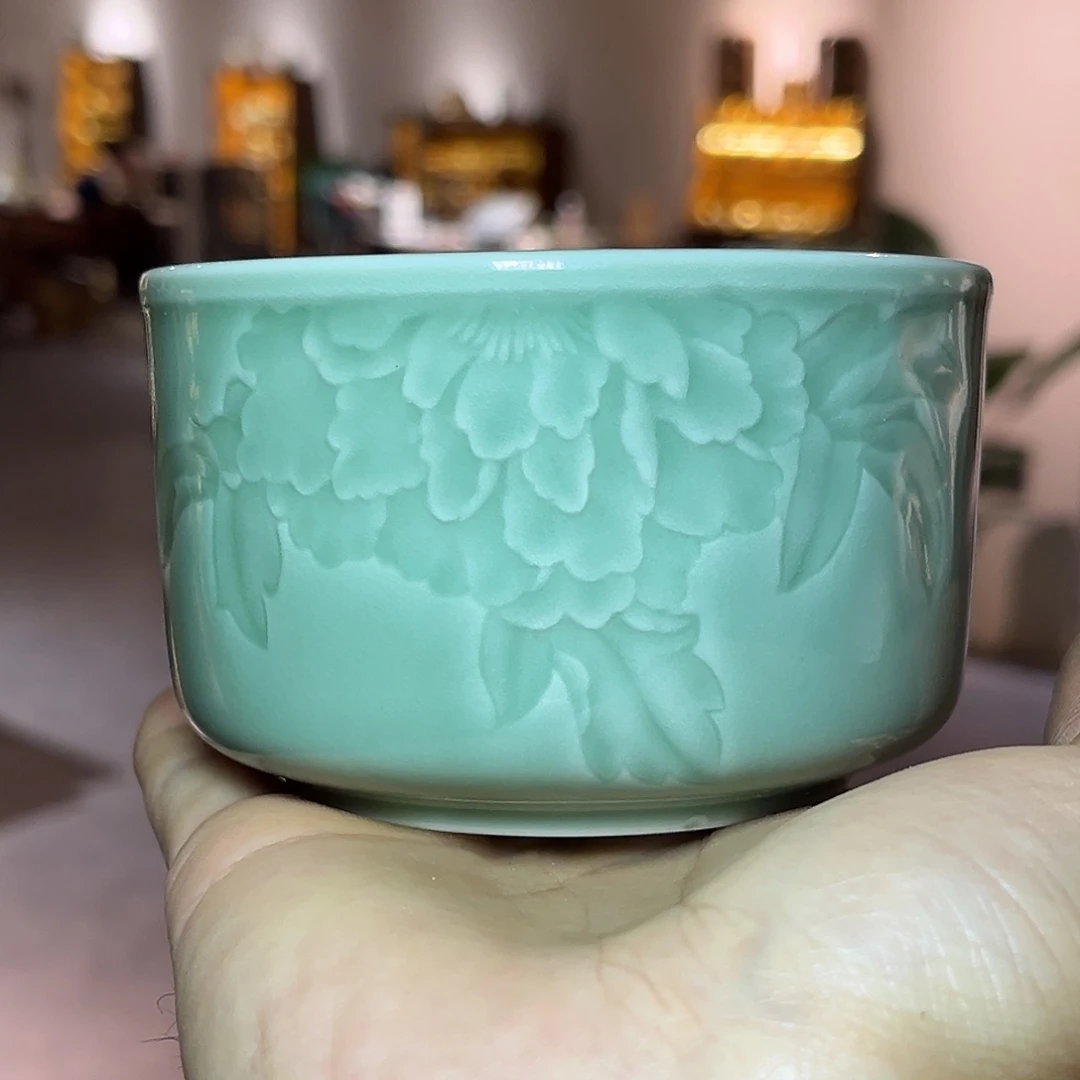 瓷微瑕小号保鲜盒一只