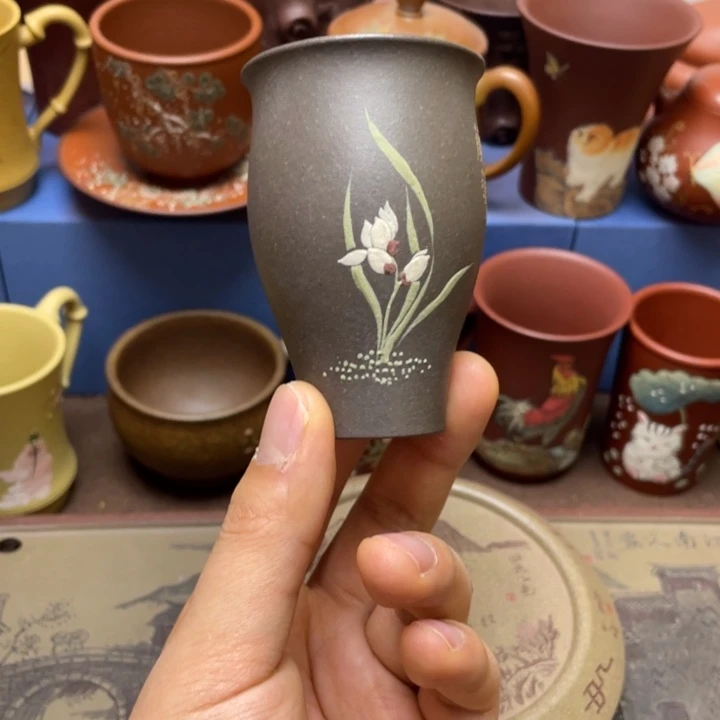 紫砂茶杯紫砂主人杯